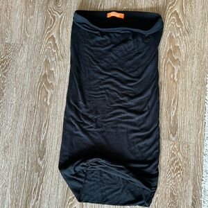 High waist black pencil skirt/tune dress - size medium